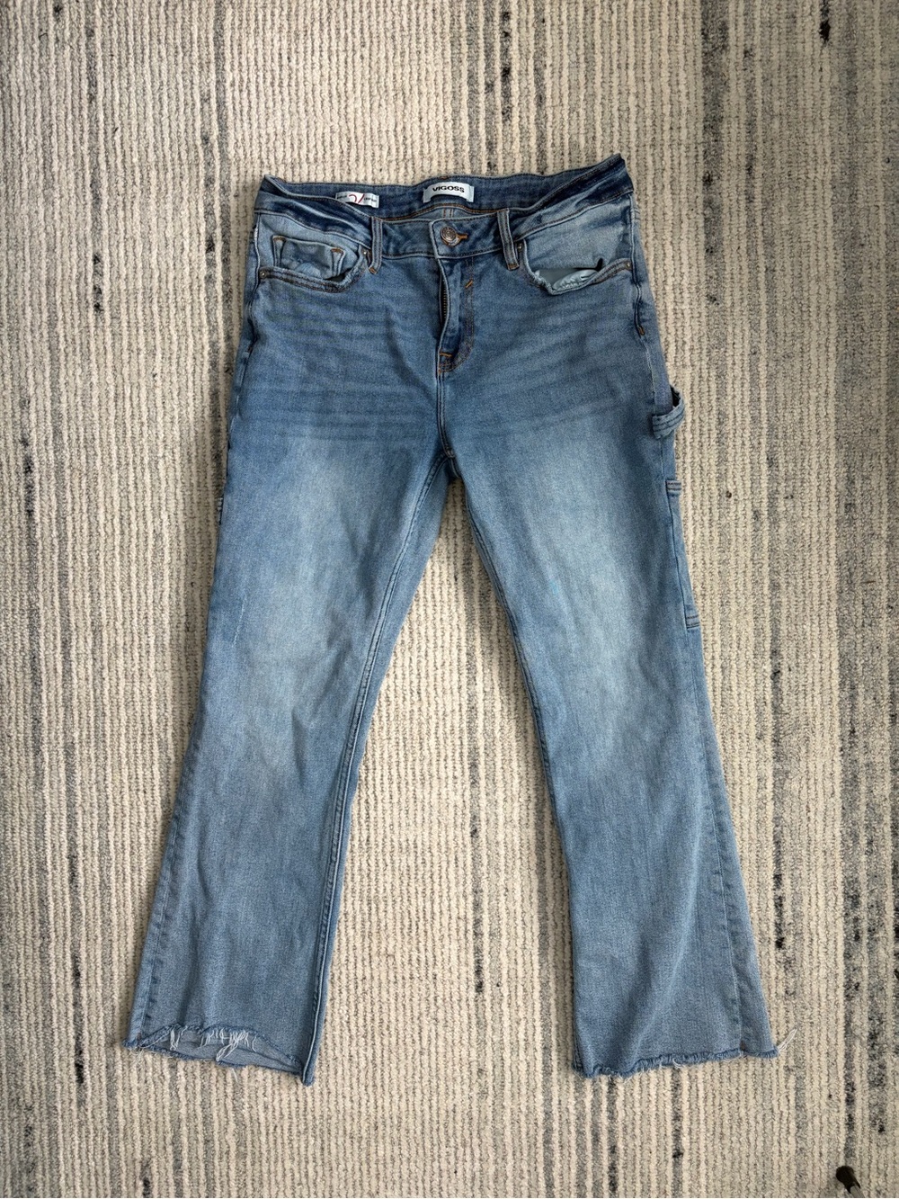 Vigoss Faded Light Blue Crop Bootcut Jean Size 29